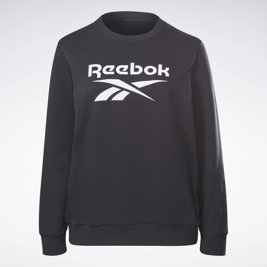 Reebok Identity Logo French Terry Crew Sweatshirt (Plus Size)