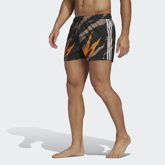 Very Short Length Graphic Swim Shorts