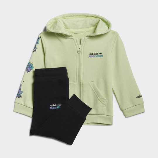 Graphic Full-Zip Hoodie Set