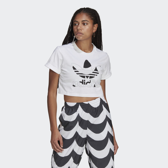 Marimekko Trefoil Infill Cropped Tee