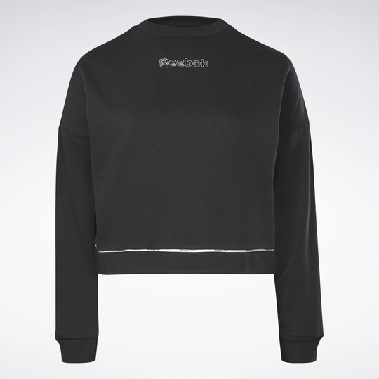 Piping Crewneck Sweatshirt (Plus Size)