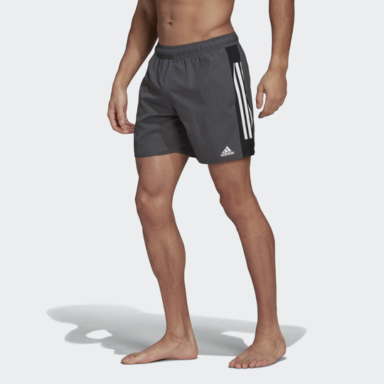 Short Length Colorblock 3-Stripes Swim Shorts