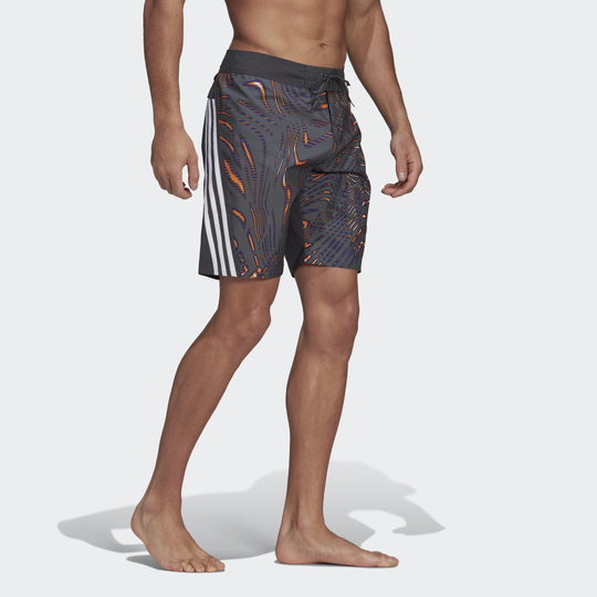 Classic Length Graphic Souleaf Board Shorts