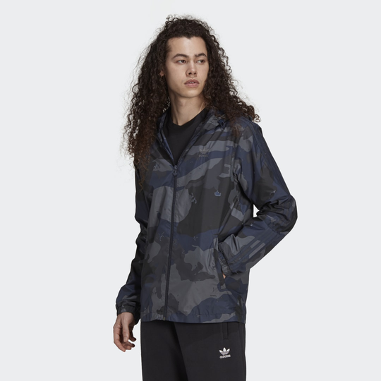 Camo Graphic Windbreaker