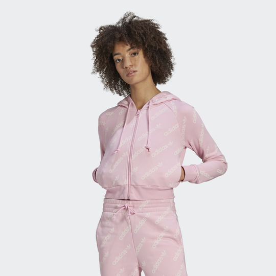 Cropped Monogram Track Jacket