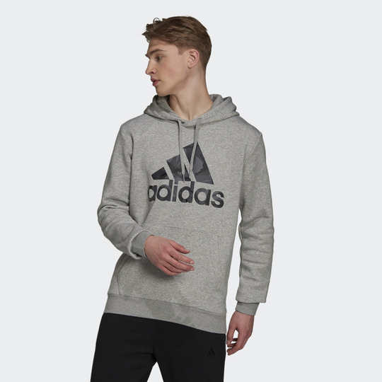 Essentials Fleece Camo-Print Hoodie
