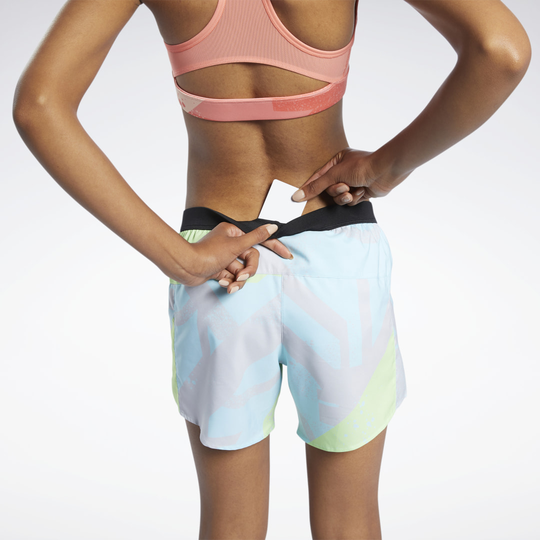 Run Essentials Allover Print Shorts