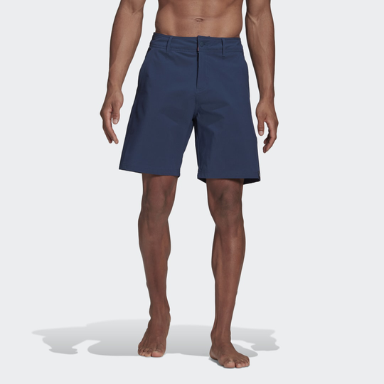 Classic-Length Structured Walk Shorts