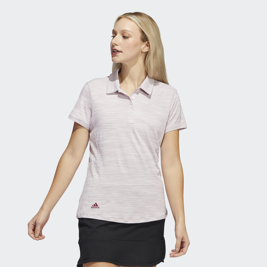 Space-Dyed Short Sleeve Polo Shirt