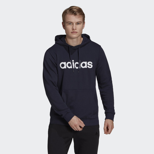 Essentials French Terry Linear Logo Hoodie