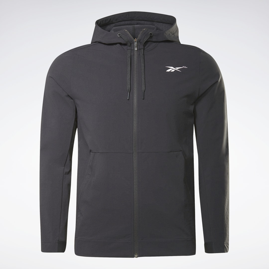 Performance Woven Zip-Up Hoodie