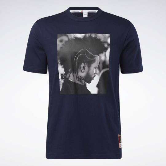 Iverson Basketball I3 Blue Print Short Sleeve T-Shirt