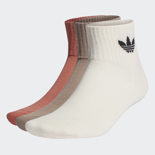 Mid-Cut Crew Socks 3 Pairs