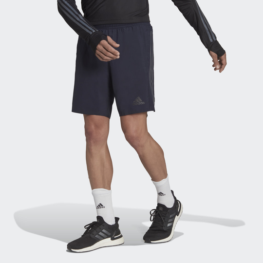 Run Icon Full Reflective 3-Stripes Shorts