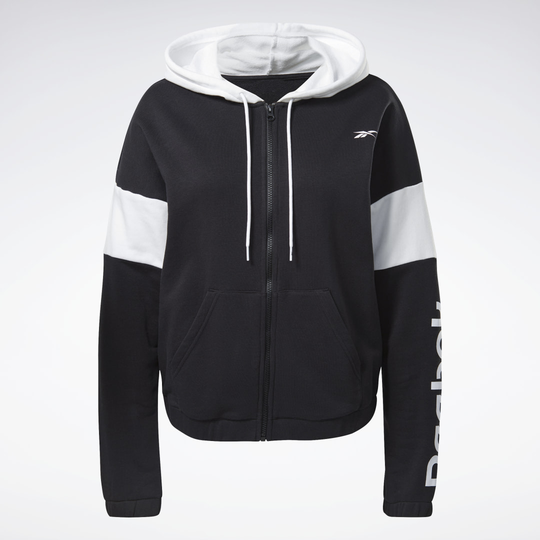 Linear Logo French Terry Zip Up Hoodie