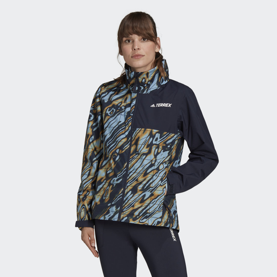 Terrex Multi RAIN.RDY Primegreen Allover Print 2L Rain Jacket