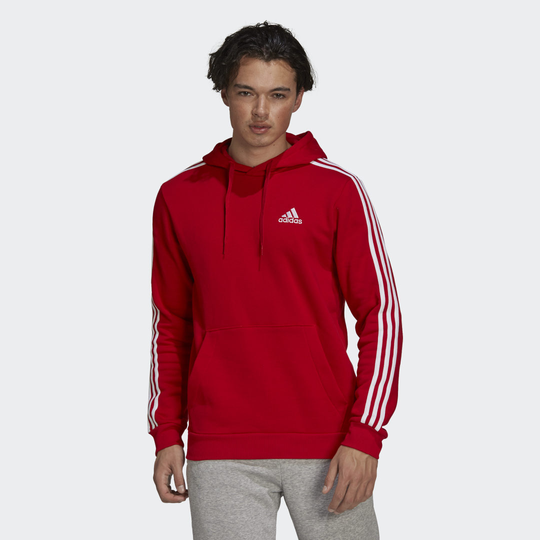Essentials Fleece 3-Stripes Hoodie