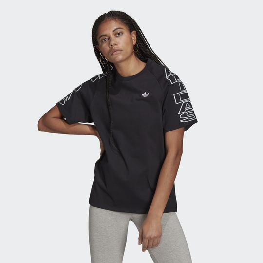 Loose adidas Letter Tee