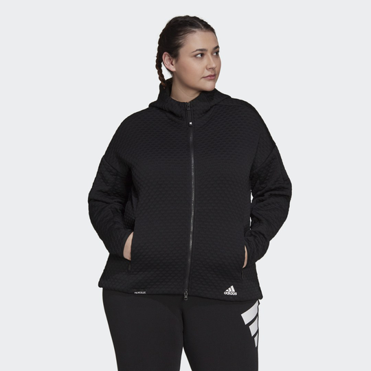 adidas Z.N.E. Sportswear Full-Zip Hoodie (Plus Size)