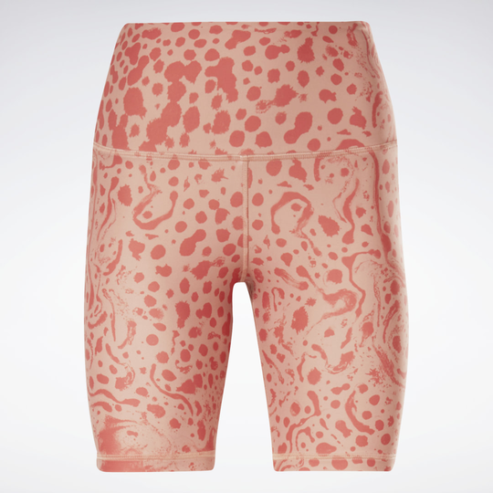 Lux Bold Modern Safari Print High-Waisted Shorts
