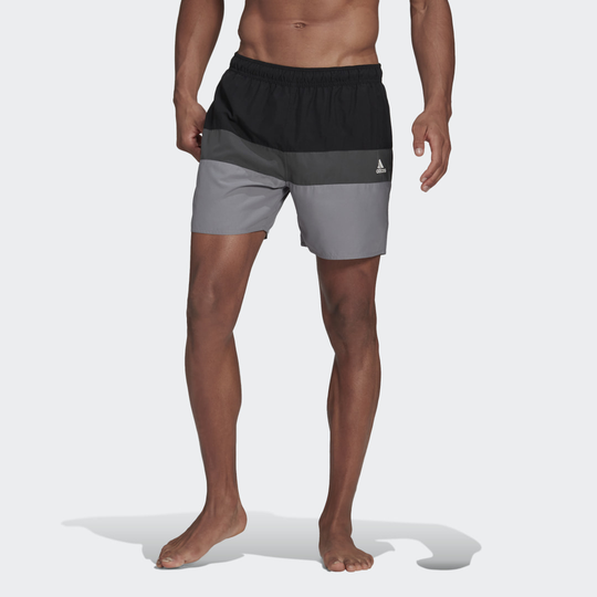 Short-Length Colorblock Swim Shorts