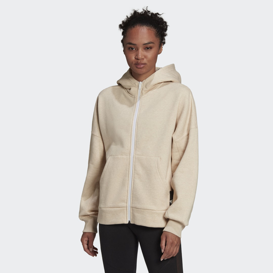 adidas Sportswear Studio Lounge Fleece Hooded Full-Zip Hoodie