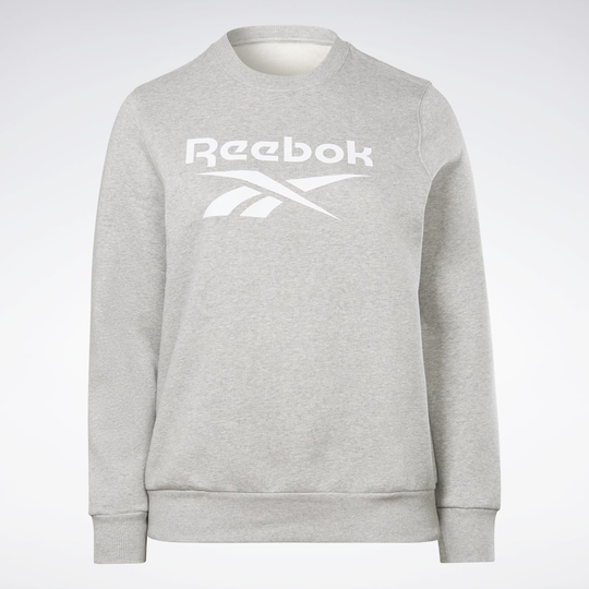 Reebok Identity Logo Fleece Crew Sweatshirt (Plus Size)