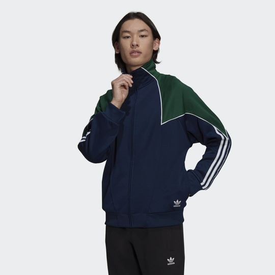 Big Trefoil Abstract Polyester Track Top