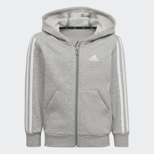 Essentials 3-Stripes Zip Hoodie