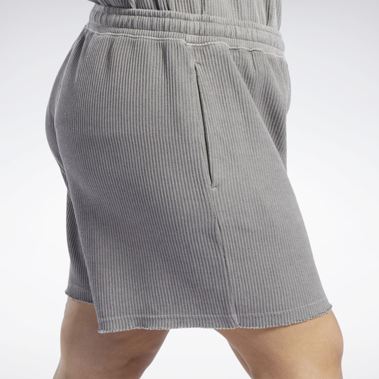 Reebok Classics Natural Dye Waffle Shorts (Plus Size)