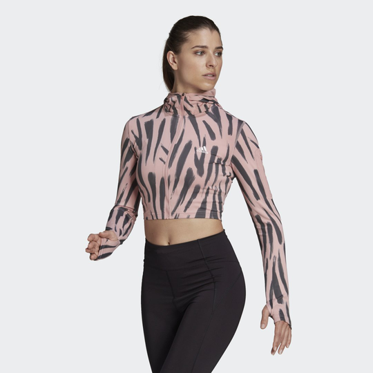 Run Icon Allover Print Long Sleeve Running Tee
