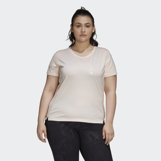 Glam On Badge of Sport Logo Tee (Plus Size)