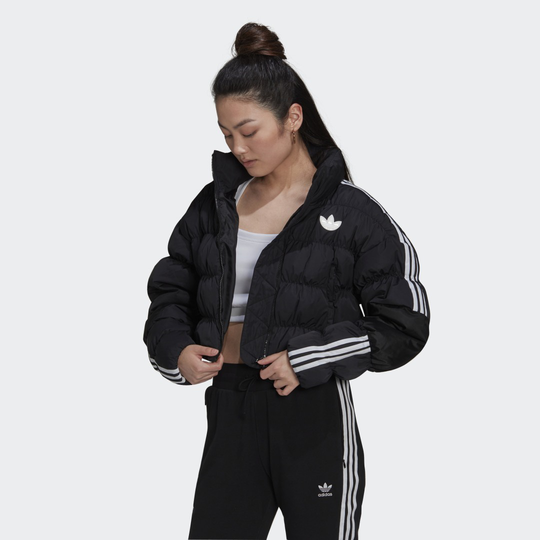 Short Synthetic Down Puffer Jacket