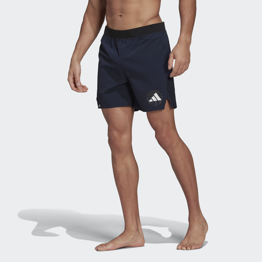 Short Length Graphic Swim Shorts