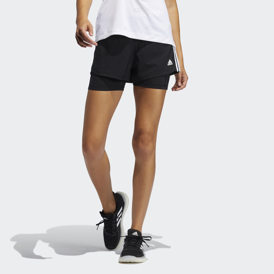 Pacer 3-Stripes Woven Two-in-One Shorts